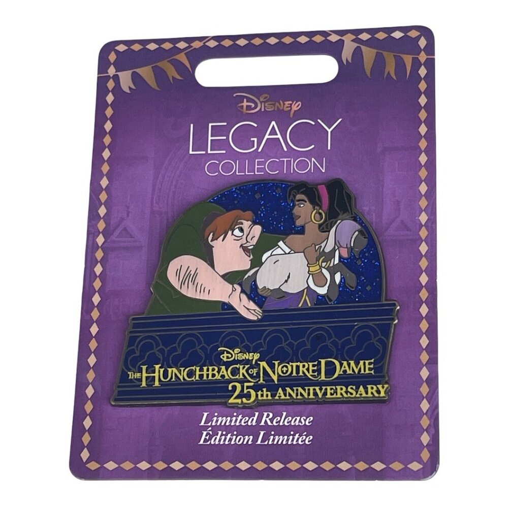 Disney Store Hunchback of Notre Dame 25th Anniversary Legacy Collection Pin